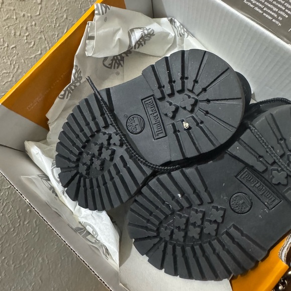 Timberland Premium 6" Boot Black Timberlands preschool - Picture 5 of 6